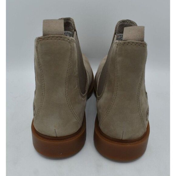 Timberland Womens Size 8.5 Linden Woods Taupe Gray Nubuck Chelsea Boots Shoes - Picture 4 of 11